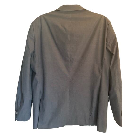 Original Penguin Men’s 44 Blue Cotton Blazer Floral Lining Two Button Sport Coat - Picture 4 of 8